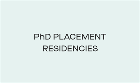 PhD Placement Residencies